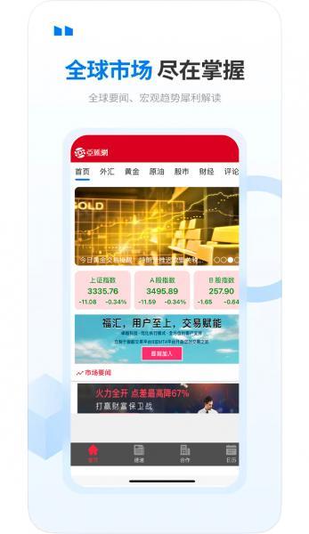 下载【亚汇通】全球投资行情资讯APP，享专业级投资资讯服务！(图1)
